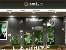 Tablet Screenshot of custom.com.mx